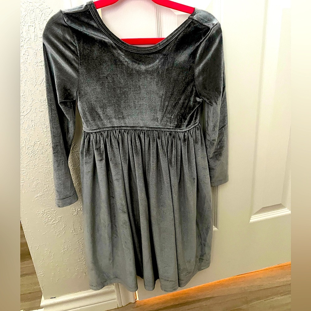 Girls Pink Chicken Velvet Dress